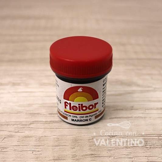 Colorante Pasta Fleibor Marron C - 15 Grs