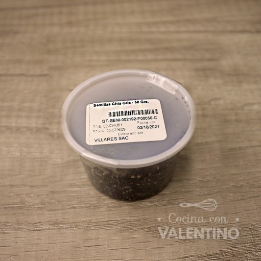 Semillas Chia - 50 Grs