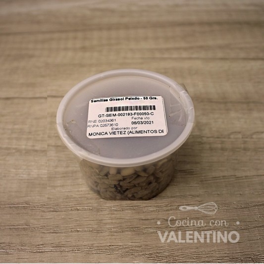 Semillas Girasol Pelado - 50 Grs