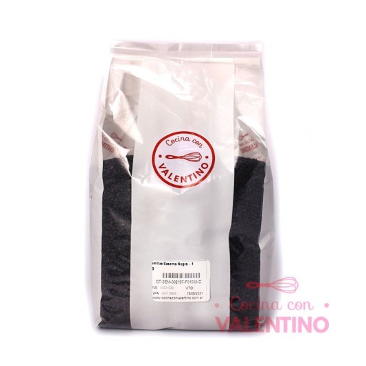 Semillas Sesamo Negro - 1 Kg