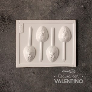 Placa Plastichok Chupetines Pascuas x4 1605A