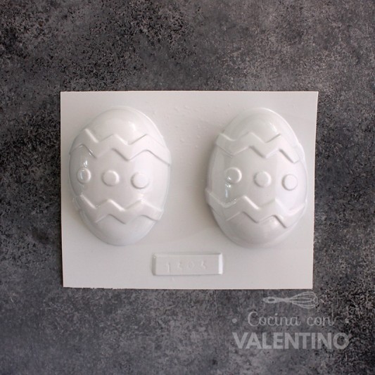 Placa Plastichok Huevo de Pascua x2 con Forma 1303A