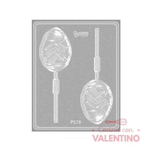 Placa Parpen Pascuas Chupetín Huevos x2 P578