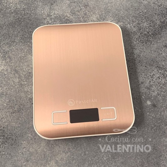Balanza Digital Pastelar Rose Gold