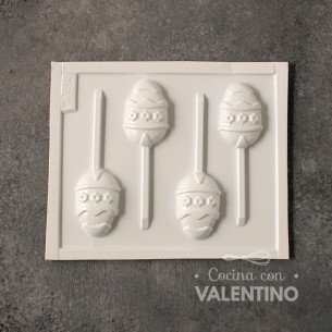 Placa Plastichok Chupetines Pascuas x4 1604A