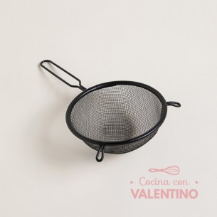 Colador Acero Negro Mango Mishka - 26x15