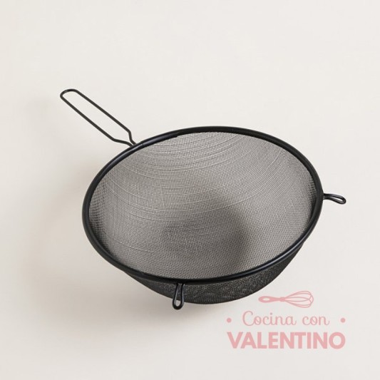 Colador Acero Negro Mango Mishka - 38x22