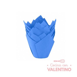 Tulipa Moldpack Azul - Pack 50 Un.