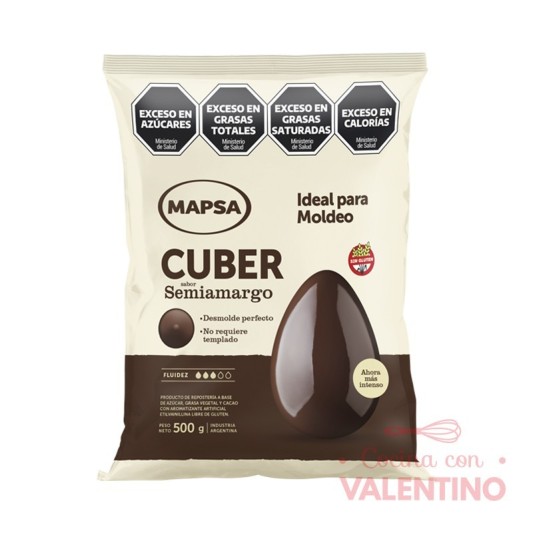 Baño de Moldeo Mapsacuber Semiamargo - 500 Grs