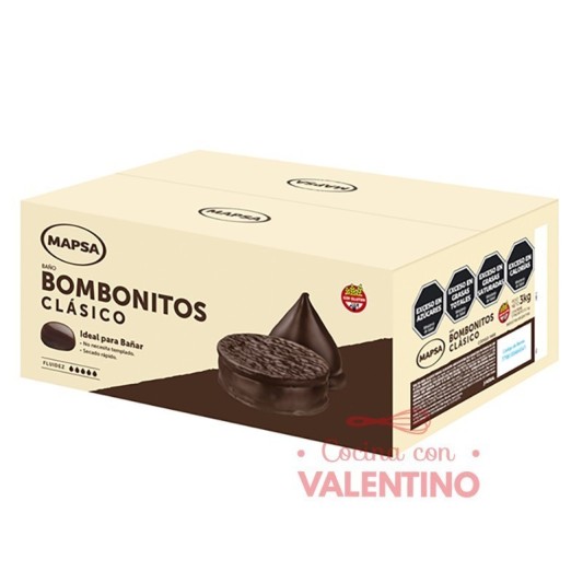 Baño de Reposteria Bombonitos Semiamargo - 3 Kg