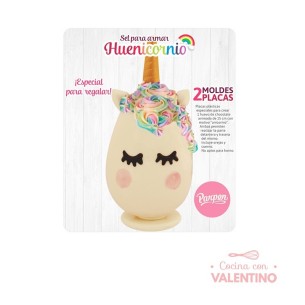 Set Placas Huevos Unicornio Parpen - 15cm