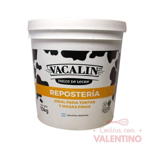 Dulce de Leche Vacalin Repostero Plastico - 10 Kg