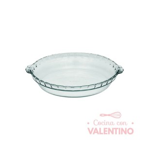 Fuente Vidrio Tartera Pyrex Basics con Asa 24x4 - 1.4 Lt