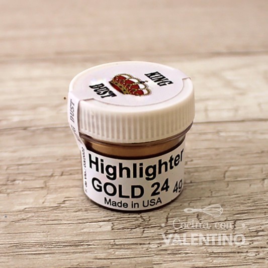 Colorante Polvo King Dust Highlighter Gold 24K  - 4 Grs