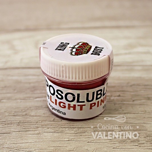 Colorante Polvo Liposoluble King Dust Light Pink - 4 Grs