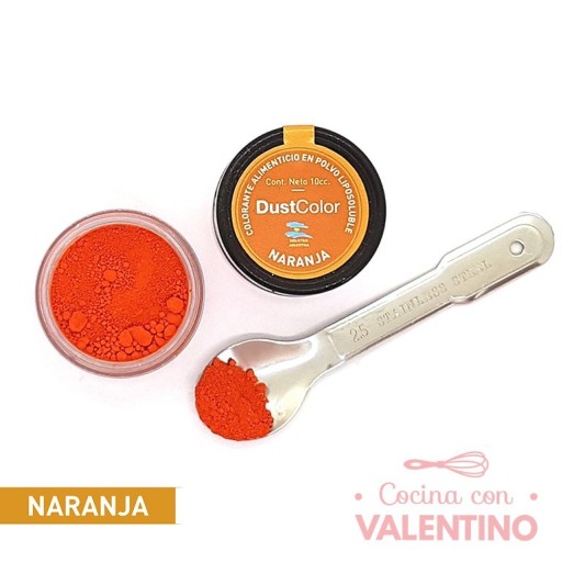 Colorante Polvo Dust Color Liposoluble Naranja - 8 Grs