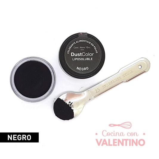 Colorante Polvo Dust Color Liposoluble Negro - 8 Grs
