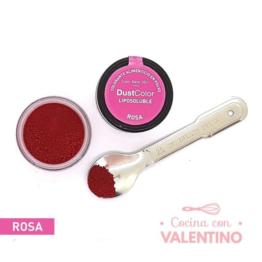 Colorante Polvo Dust Color Liposoluble Rosa - 8 Grs
