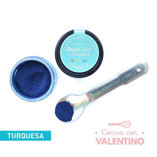 Colorante Polvo Dust Color Liposoluble Turquesa - 8 Grs