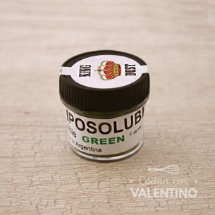 Colorante Polvo Liposoluble King Dust Green - 4 Grs