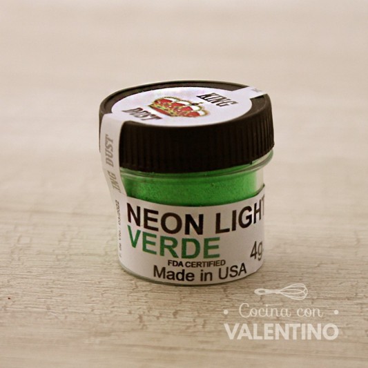 Colorante King Dust Neon Green - 4 Grs