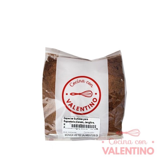 Especia Reposteria (Canela. Jengibre. Nuez M. Pedunculo. Pimienta N) 100 Grs
