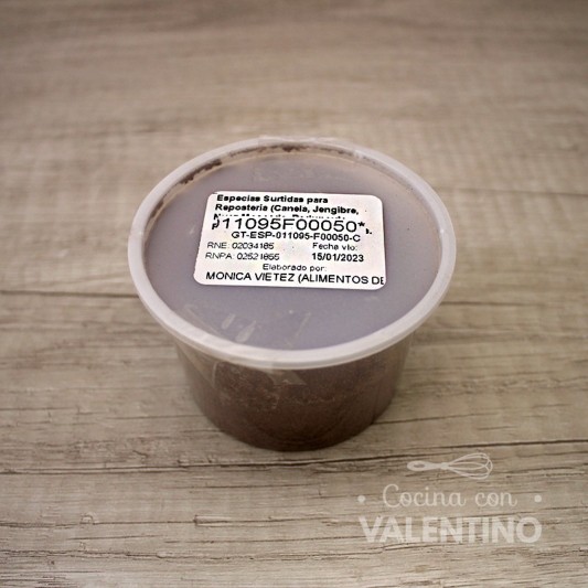 Especia Reposteria (Canela. Jengibre. Nuez M. Pedunculo. Pimienta N) 50 Grs