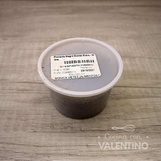 Pimienta Negra Molida - 50 Grs