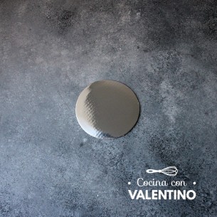 Disco Carton Alprin Plata 10 Cm