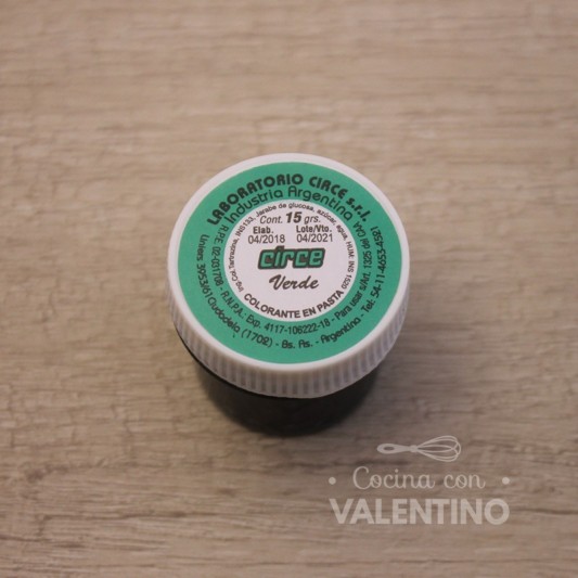 Colorante Pasta Circe Verde - 15 Grs