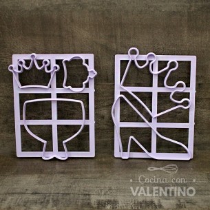 Cortante Plastico Cooper Coronas y Princesas
