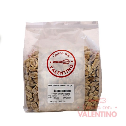 Mani Tostado sin Sal Quercus - 500 Grs.
