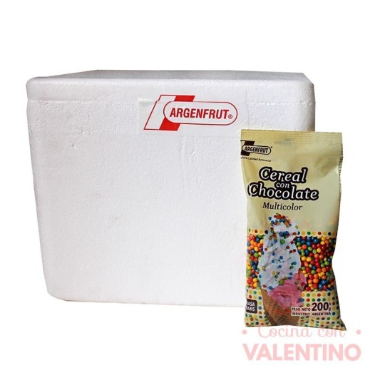 Micro Cereal con Chocolate Argenfrut Multicolor - 200 Grs - Pack 10 Un