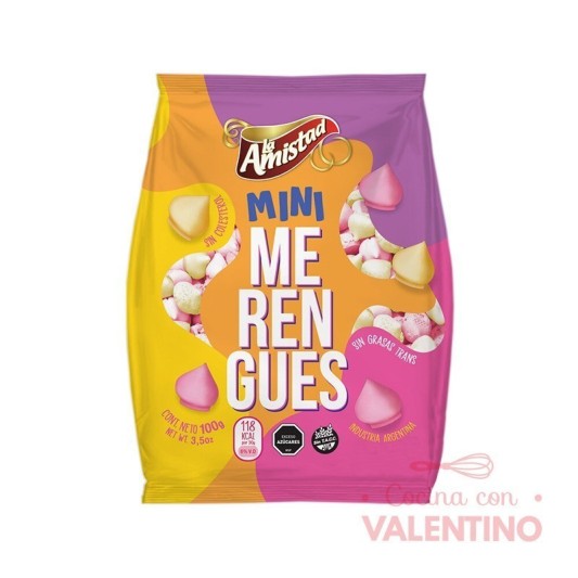 Merengue La Amistad Mini Multicolor - 100 Grs