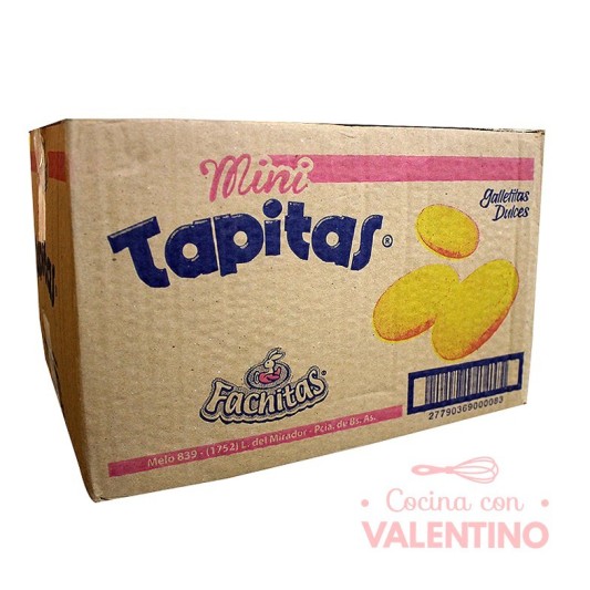 Tapas Alfajor Fachitas Vainilla Mini - 200 Grs - Pack 12 Un