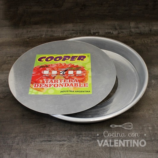 Molde Tartera Alum. Baja Desfon. Cooper (medida 30 CM)