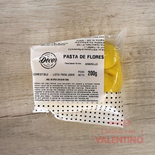 Pasta de Flores Colores Surtidos - 250 Grs