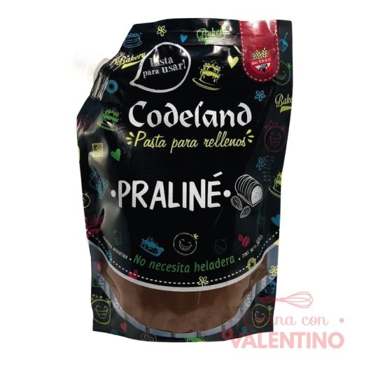 Pasta Relleno Codeland Praline - 500 Grs