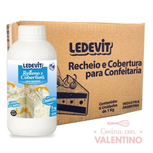 Rell. y Cob. Ledevit Chantilly - 1 Kg - Pack 6 Un