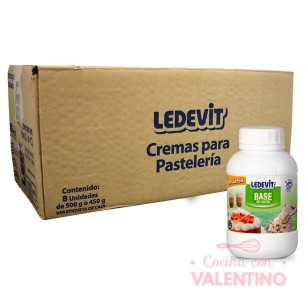 Rell. y Cob. Ledevit Base No Lactea - 500 Grs - Pack 8 Un