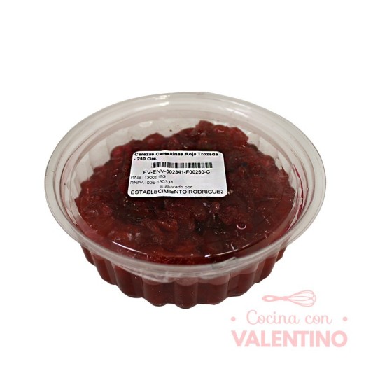 Cereza al Marraschino Cereskinas Trozada - 250 Grs
