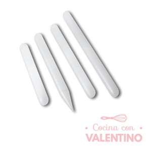 Palo de Amasar Blanco Porcelana Fria (medida 15cm)