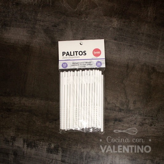 Palito Chupetin Parpen 10 Cm - 36 Un
