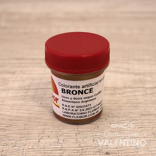 Colorante Polvo Fleibor Bronce - 4 Grs