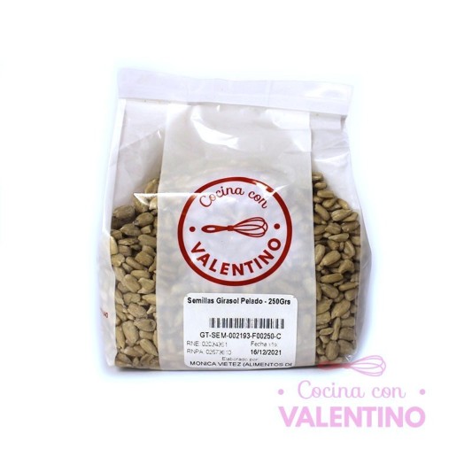 Semillas Girasol Pelado - 250 Grs