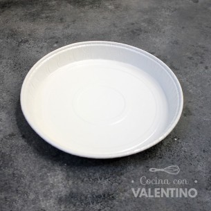 Molde Horno Blanco Plastificado - 19 Cm - 1 Un