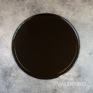 Plato Horno Negro Para Pizza - 30 Cm - 1 Un