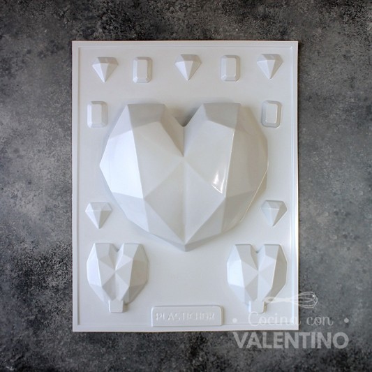 Placa Gaudi Corazón Diamante 1837