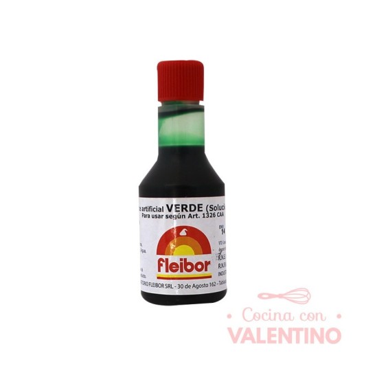 Colorante Liquido Fleibor Verde - 30 Ml