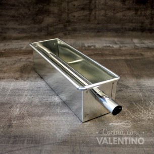Molde Budin Cooper Hojalata con tubo central - 18x5x5cm